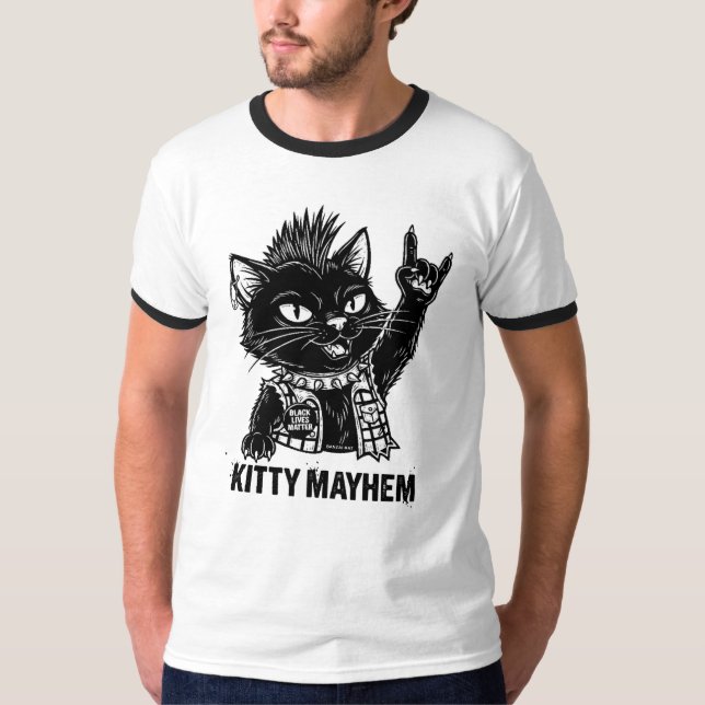 T-shirt Désordre Félin (Devant)