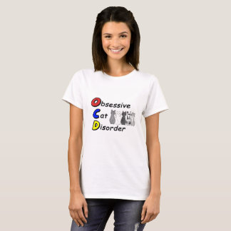 T-shirt Désordre obsédant de chat