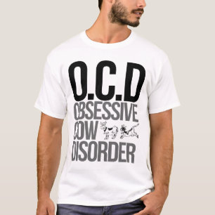 T-shirt désordre obsédant de vache