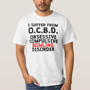 T-shirt Désordre obsessionnel de bowling