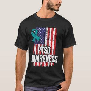 T-shirt Désordre post-traumatique du stress Sensibilisatio