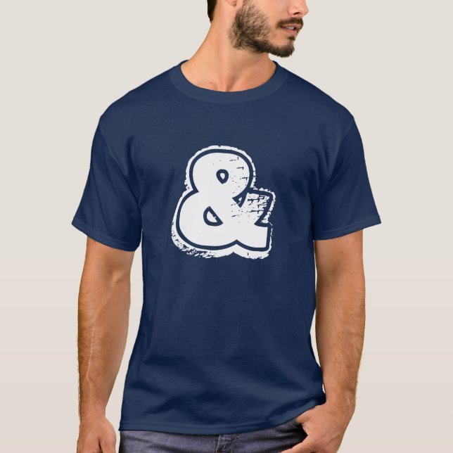 T-shirt d'esperluète (Devant)