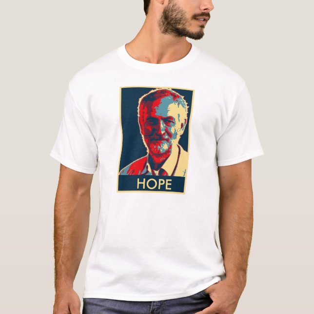 T-shirt d'espoir de corbyn de jeremy (Devant)