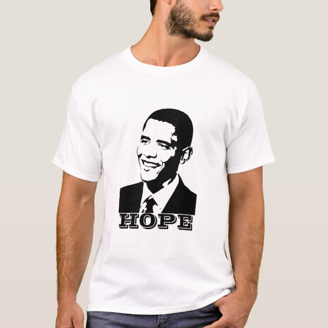T-SHIRT D'ESPOIR D'OBAMA (Devant)