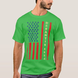 T-shirt Dess 2024 Vintage American Flag