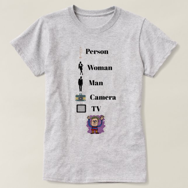 T-shirt d'essai cognitif (Design devant)