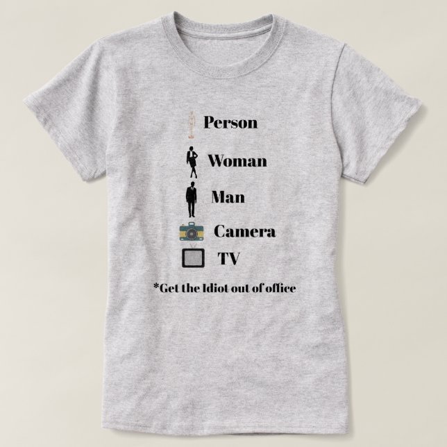 T-shirt d'essai cognitif (Design devant)