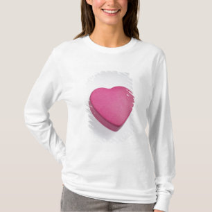 T-shirt D'essai sucrerie de coeur encore