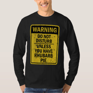 T-shirt Dessert Rhubarb Pie