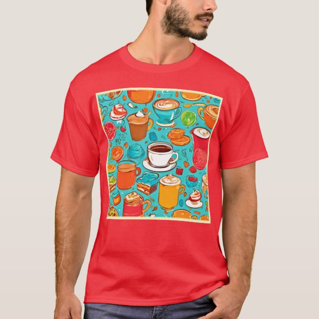 T-shirt Dessert sucré & Boisson Art (Devant)