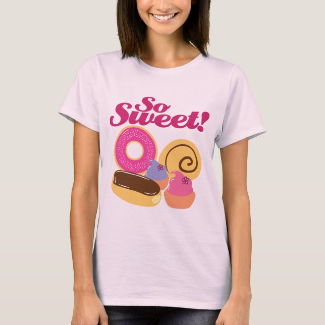 T-shirt Desserts tellement doux (Devant)