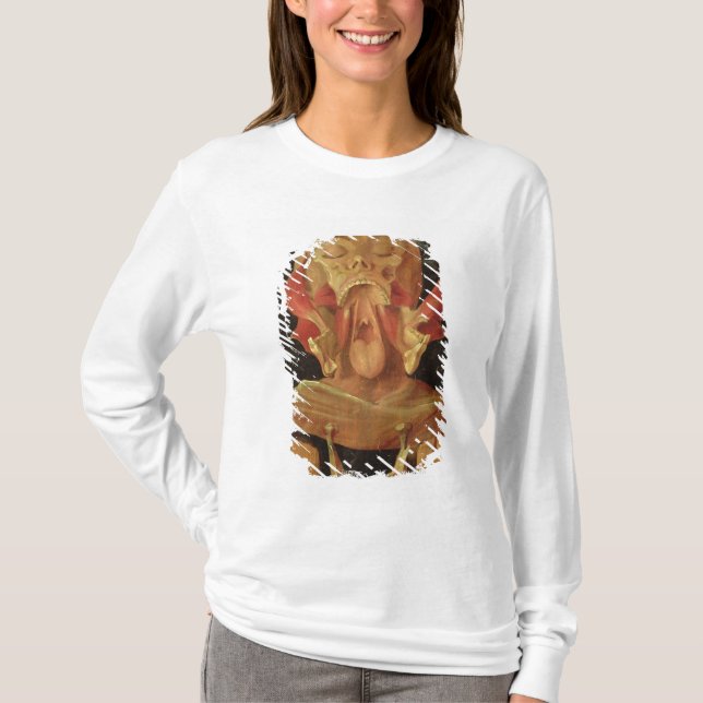 T-shirt Dessin anatomique de la tête (Devant)