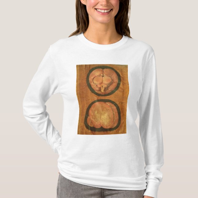 T-shirt Dessin anatomique de l'esprit humain (Devant)