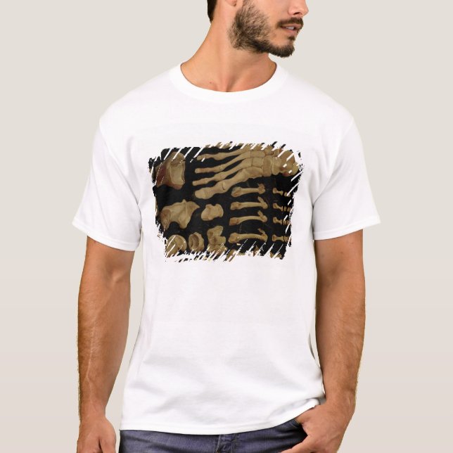 T-shirt Dessin anatomique des os du pied (Devant)