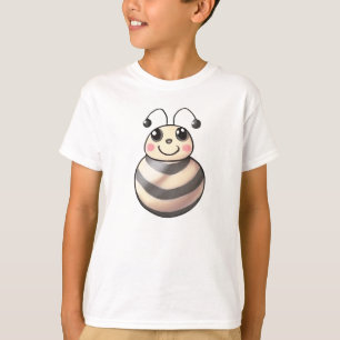 T-shirt Dessin animé d'abeille mignonne, dessin d'abeille 