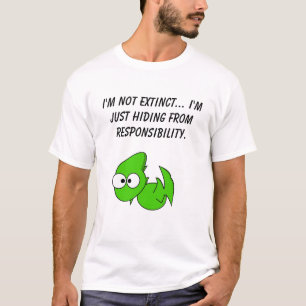 T-shirt Dessin animé de dragon ou ptérodactyle drôle juste