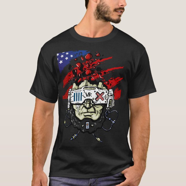 T-shirt Dessin animé de Ganesha. (Devant)