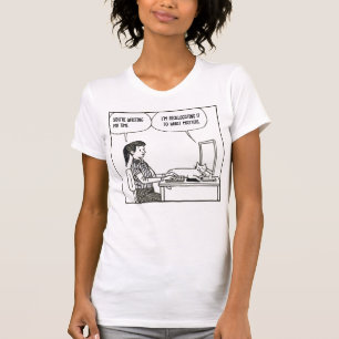 T-shirt Dessin animé d'entreprise humour de bureau Chat Dr