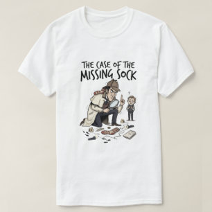 T-shirt Dessin animé détective drôle