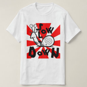 T-shirt Dessin animé drôle de escargot cool