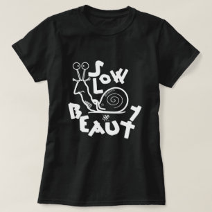 T-shirt Dessin animé drôle d'escargot cool