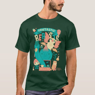 T-shirt Dessin animé Fantastique Beasts With Newt Scamand