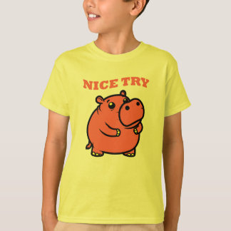 T-shirt Dessin animé Hippo : Essai Sympa