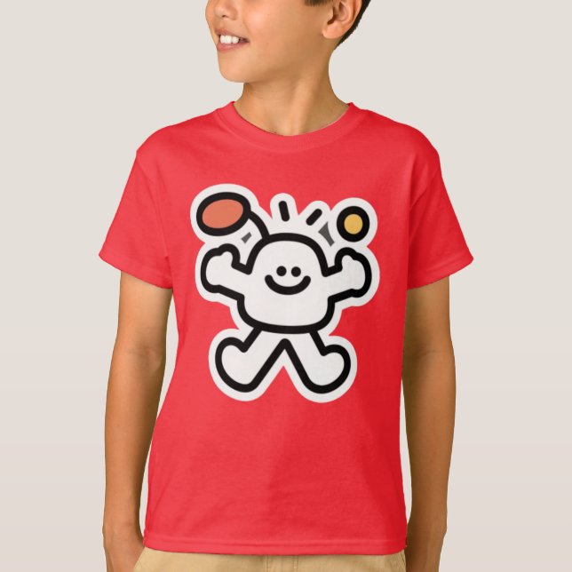 T-shirt Dessin Animé Mignon (Devant)