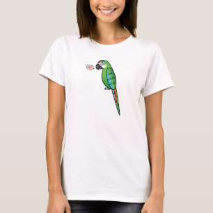 T-shirt Dessin animé militaire perroquet ara oiseau d'amou