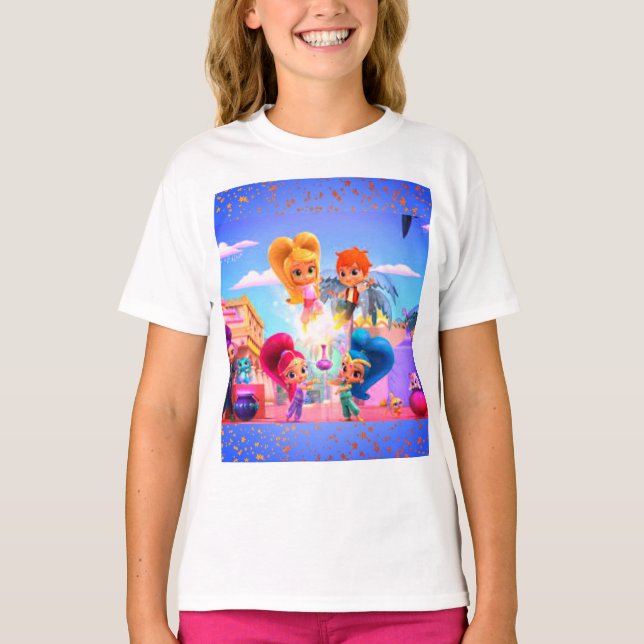 T-shirt dessin animé pour enfants (Devant)