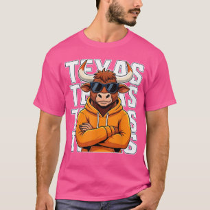 T-shirt Dessin animé Teas Bull pour hommes femmes drôle