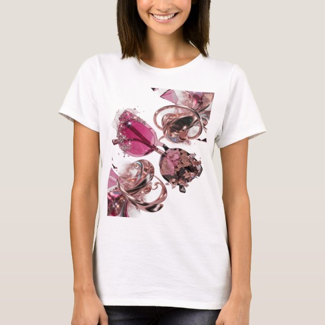 T-shirt Dessin ART ABSTRAIT Argent Bold v3 (Devant)