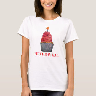 T-shirt Dessin artisanal d'un cupcake pour la fille d'anni