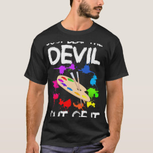 T-shirt Dessin Artiste juste battre le diable de lui 2
