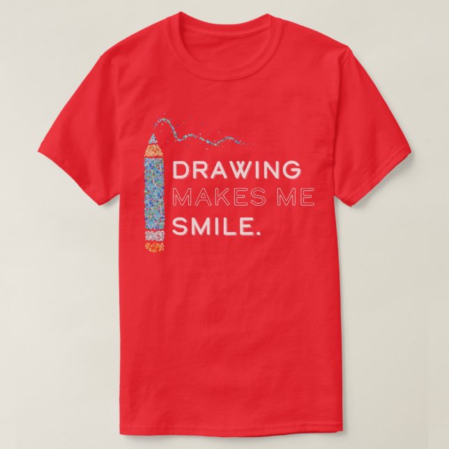T-shirt Dessin artistique (Design devant)