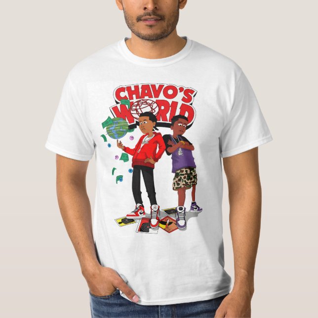 T-shirt Dessin artistique de l'album Chavo World (Devant)