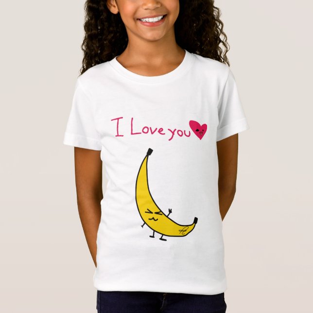 T-Shirt Dessin Banana Cute Baby (Devant)