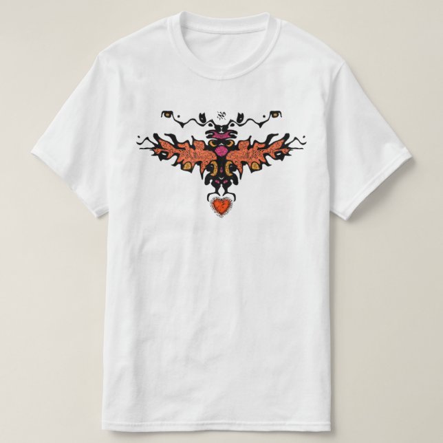 T-shirt Dessin cool coloré et flou v3 (Design devant)