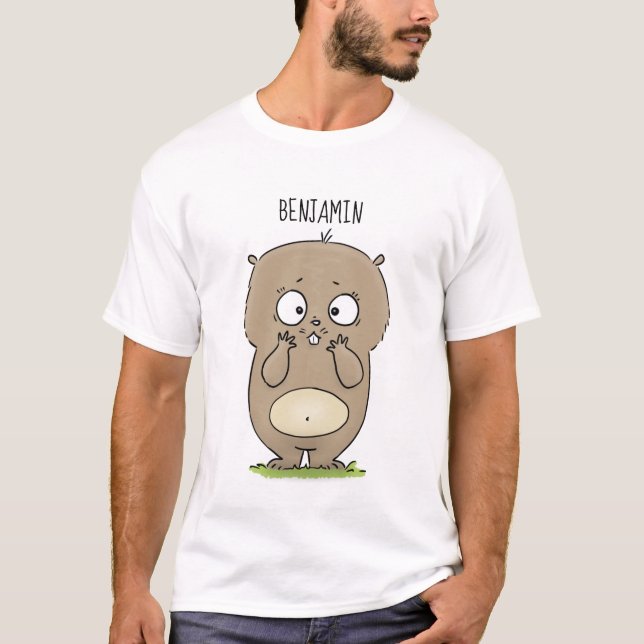T-shirt Dessin d'adorable hamster (Devant)