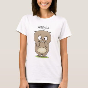 T-shirt Dessin d'adorable hamster