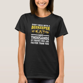 T-shirt Dessin d'apiculteur drôle pour hommes femmes Apicu