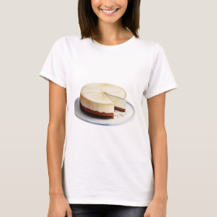 T-shirt Dessin d'aquarelle d'un gâteau au fromage