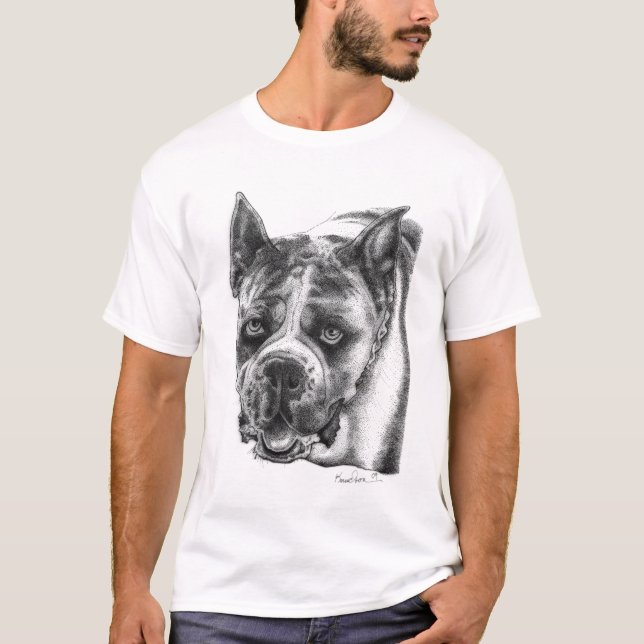 T-shirt Dessin de boxeur (Devant)