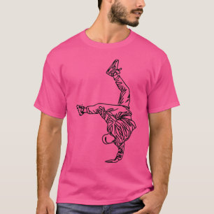 T-shirt Dessin de breakdancer danse hip-hop