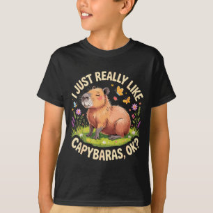 T-shirt Dessin de capybara drôle pour hommes femmes enfant