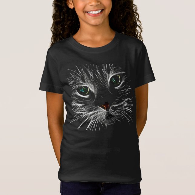 T-shirt Dessin de chat (Devant)
