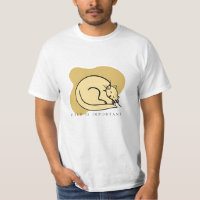 Dessin de chat Dormir Tee - Relaxant animal de com