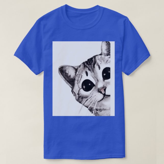 T-shirt Dessin de chat mignon 1 (Design devant)