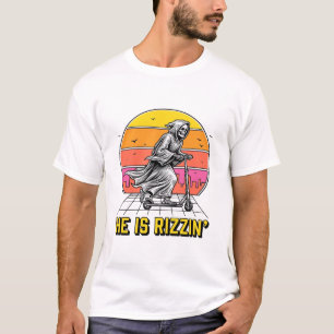 T-shirt Dessin de chemise de scooter de moissonneur drôle