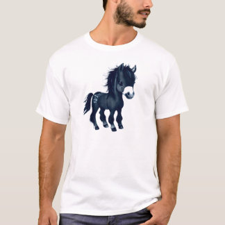 T-shirt Dessin de cheval adorable pour enfants et jeunes a